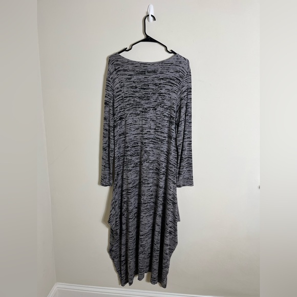 Bryn Walker Black and Gray Maxi Dress Size L - Picture 6 of 11
